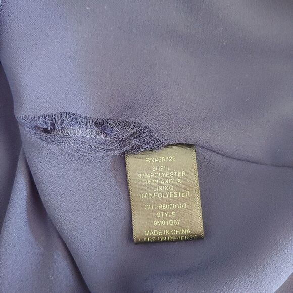 Max Studio London Women's Boho Dress Blue and White Floral Size XS - Picture 10 of 11